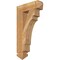 Ekena Millwork Merced Arts & Crafts Rough Sawn Bracket, Western Red Cedar, 4"W x 16"D x 28"H BKT04X16X28MRC03RWR - alternate 1
